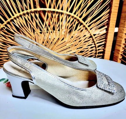 Vintage 60's Ringo Bell Slingback Shoes - Yatva