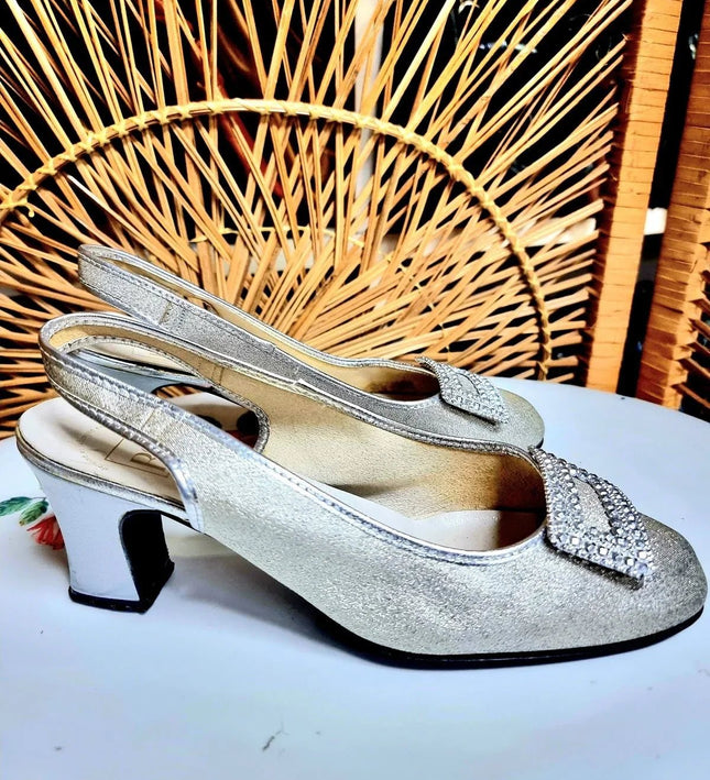 Vintage 60's Ringo Bell Slingback Shoes - Yatva