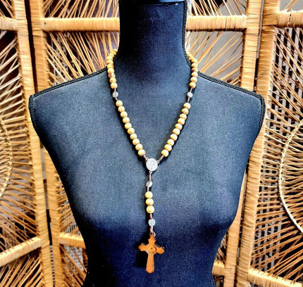 Vintage 60's Rosary Beads - Yatva