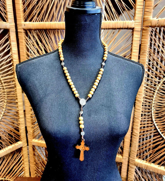 Vintage 60's Rosary Beads - Yatva