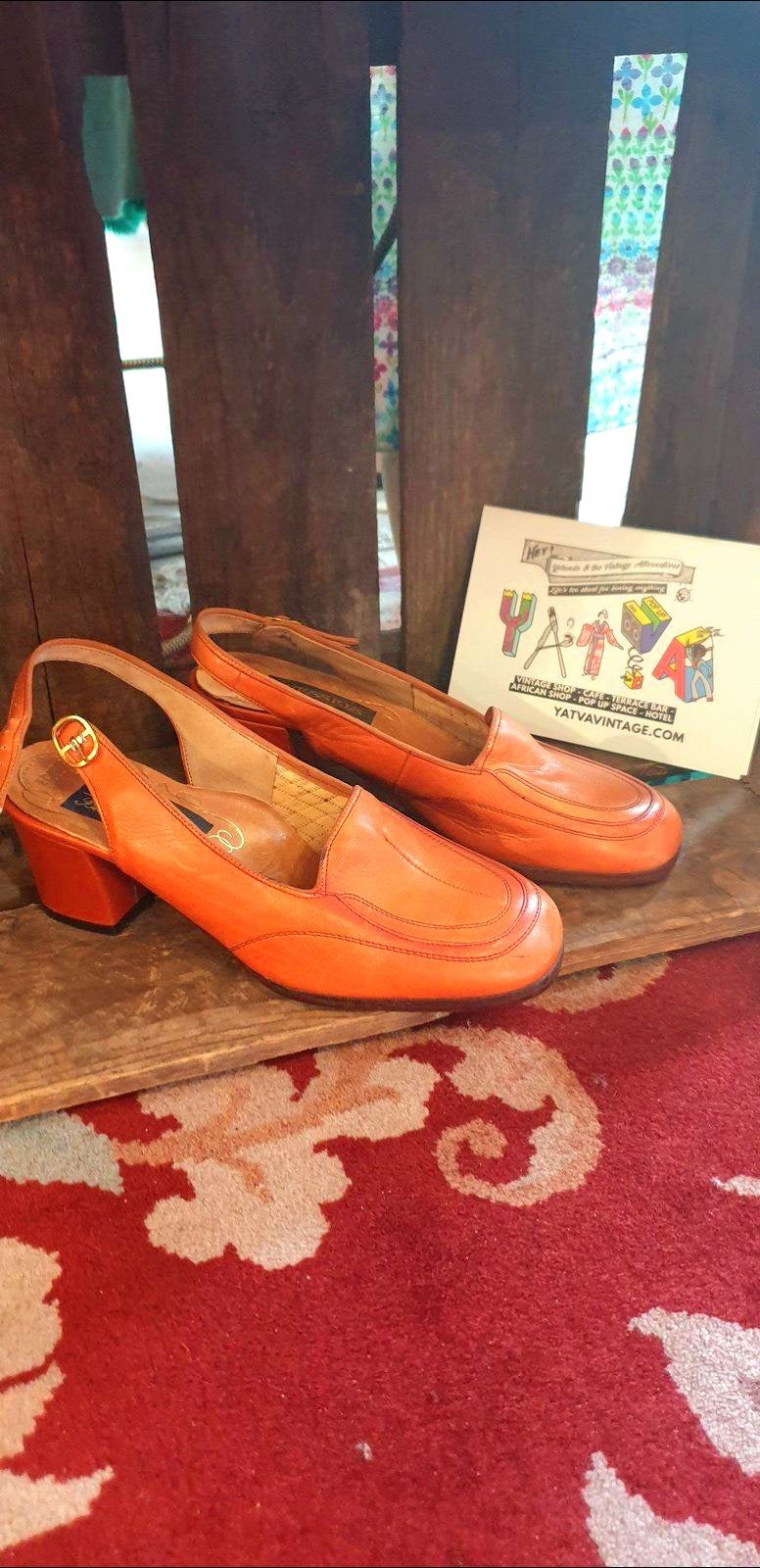 Vintage 60´s Slingback Shoes by Wessels Creazioni
