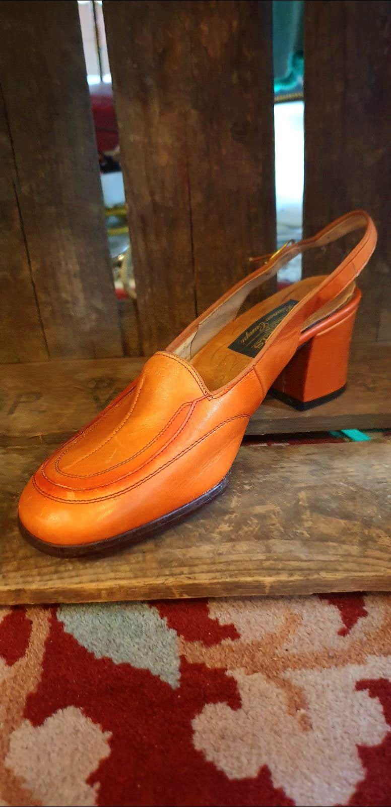Vintage 60´s Slingback Shoes by Wessels Creazioni