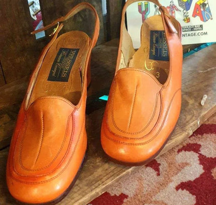 Vintage 60´s Slingback Shoes by Wessels Creazioni - Yatva