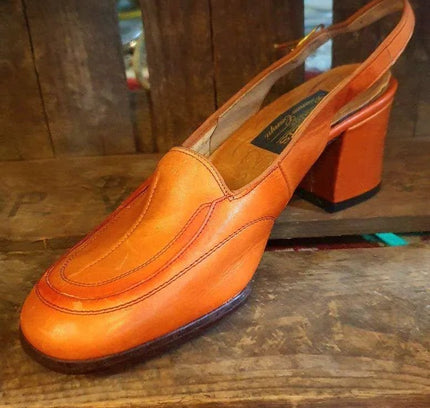 Vintage 60´s Slingback Shoes by Wessels Creazioni - Yatva