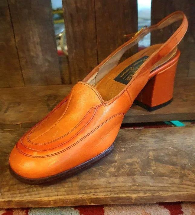 Vintage 60´s Slingback Shoes by Wessels Creazioni - Yatva
