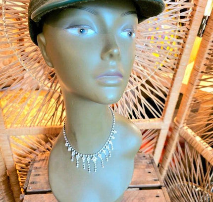 Vintage 60's Strass Necklace - Yatva