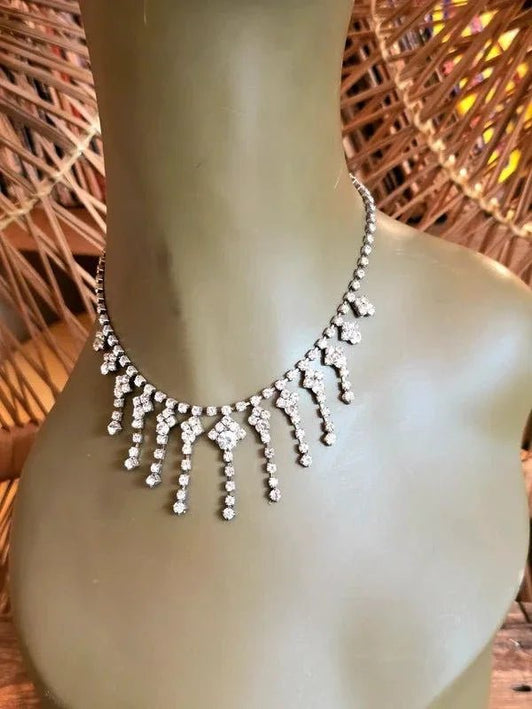 Vintage 60's Strass Necklace - Yatva