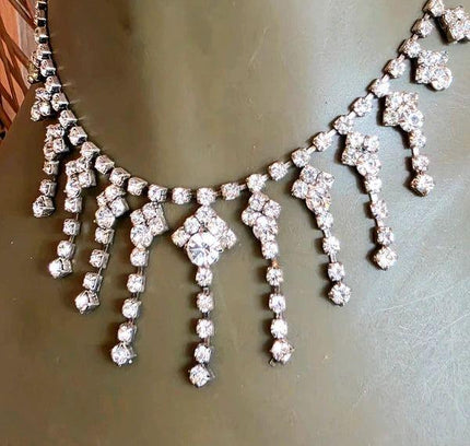 Vintage 60's Strass Necklace - Yatva