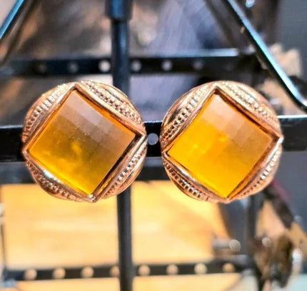 Vintage 60's/70's Clip - On Earrings - Yatva