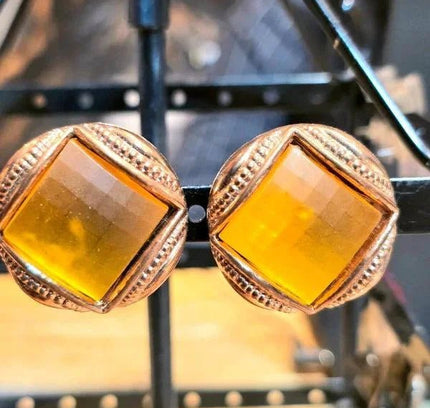 Vintage 60's/70's Clip - On Earrings - Yatva