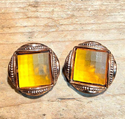 Vintage 60's/70's Clip - On Earrings - Yatva