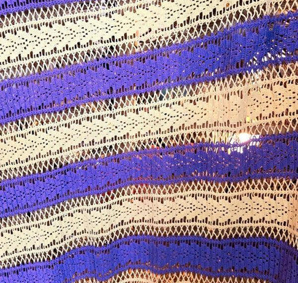 Vintage 60's/70's Crochet Blanket - Yatva