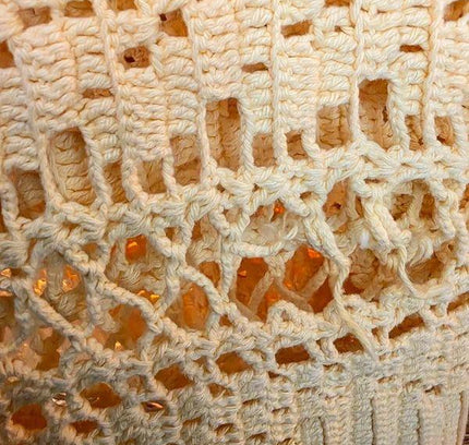 Vintage 60's/70's Crochet Blanket - Yatva