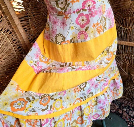 Vintage 60's/70's Floral Dress - Yatva