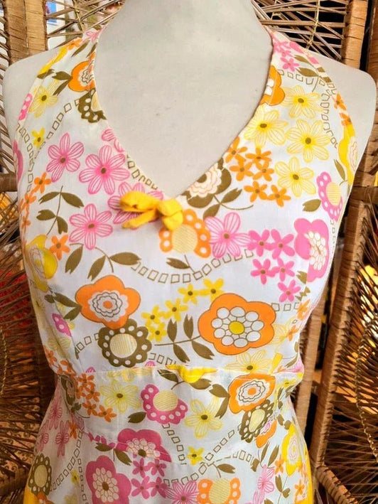 Vintage 60's/70's Floral Dress - Yatva