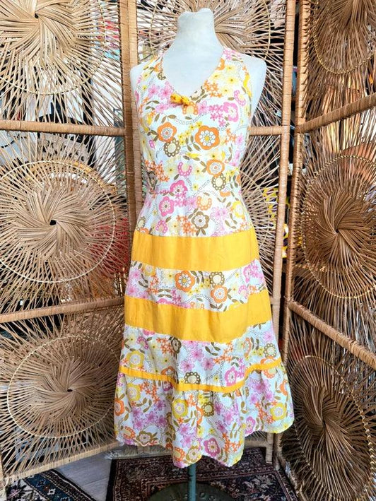 Vintage 60's/70's Floral Dress - Yatva