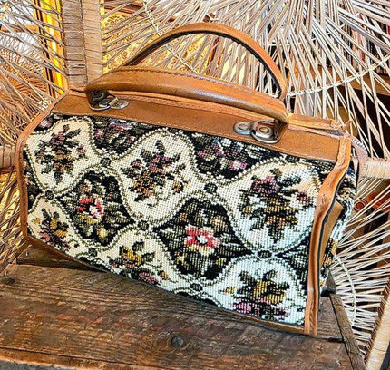 Vintage 60's/70's Tapestry Bag - Yatva