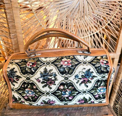 Vintage 60's/70's Tapestry Bag - Yatva