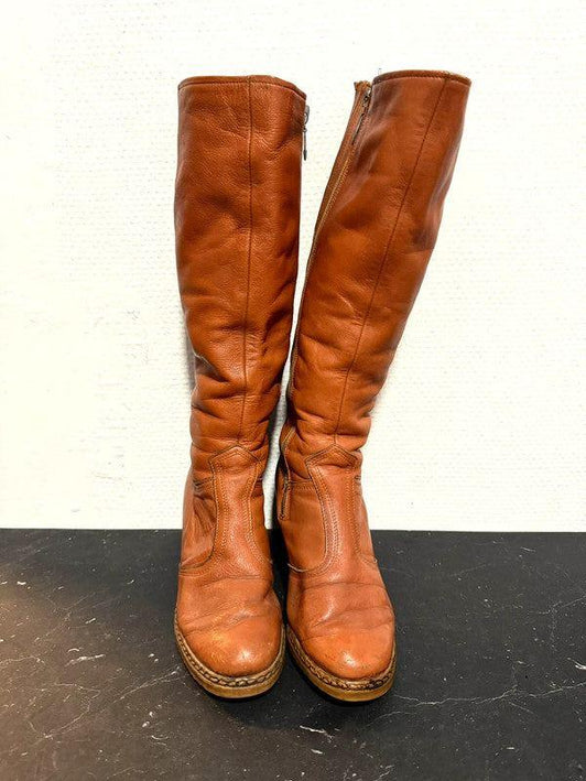Vintage 70/80s leather boots - Yatva