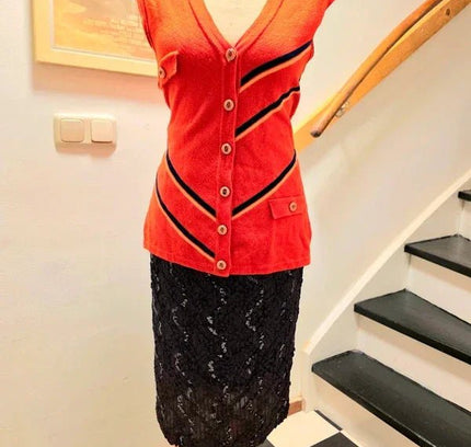 Vintage 70's 4 Castella Gillet / Waistcoat - Yatva
