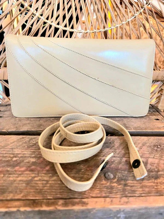 Vintage 70s / 80s Clutch and Shoulder Bag - Yatva