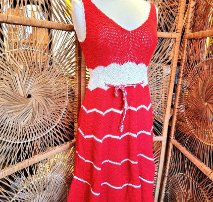 Vintage 70's / 80's Crochet Dress - Yatva
