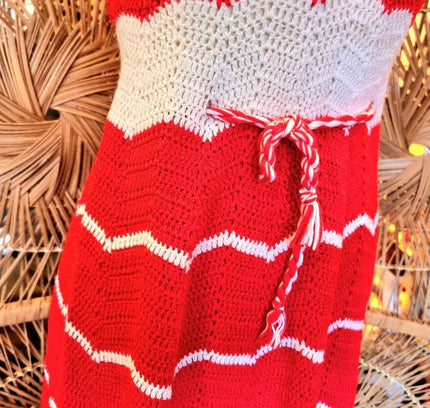 Vintage 70's / 80's Crochet Dress - Yatva