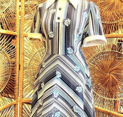 Vintage 70's / 80's Dress - Yatva