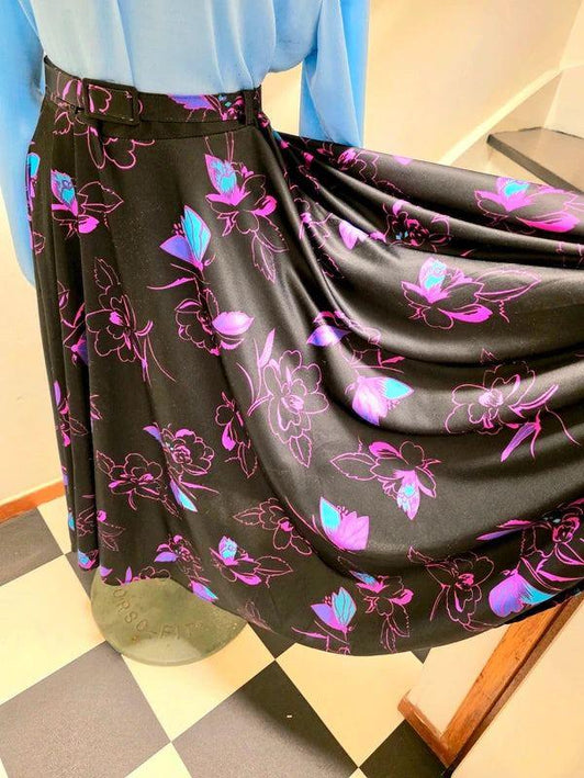 Vintage 70's / 80's Eurofashion Swing Skirt - Yatva