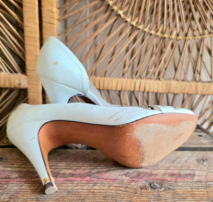 Vintage 70s / 80s Fredeico's exclusiv Peep Toe Shoes - Yatva