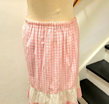 Vintage 70's / 80's Gingham Skirt - Yatva