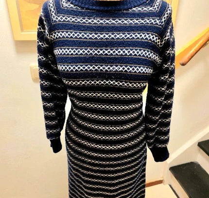 Vintage 70's / 80's Glitter Oversize Knit Dress - Yatva