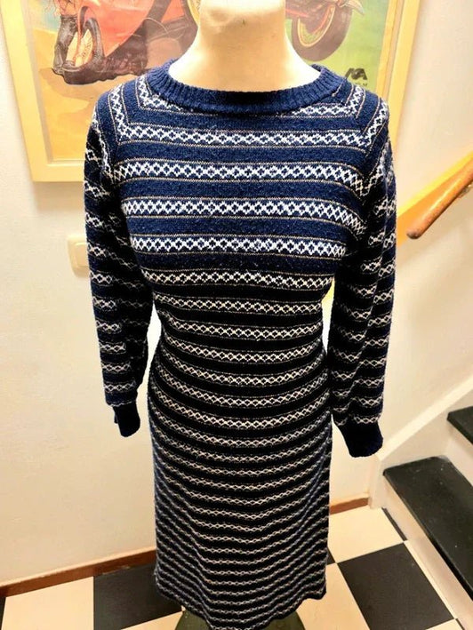 Vintage 70's / 80's Glitter Oversize Knit Dress - Yatva