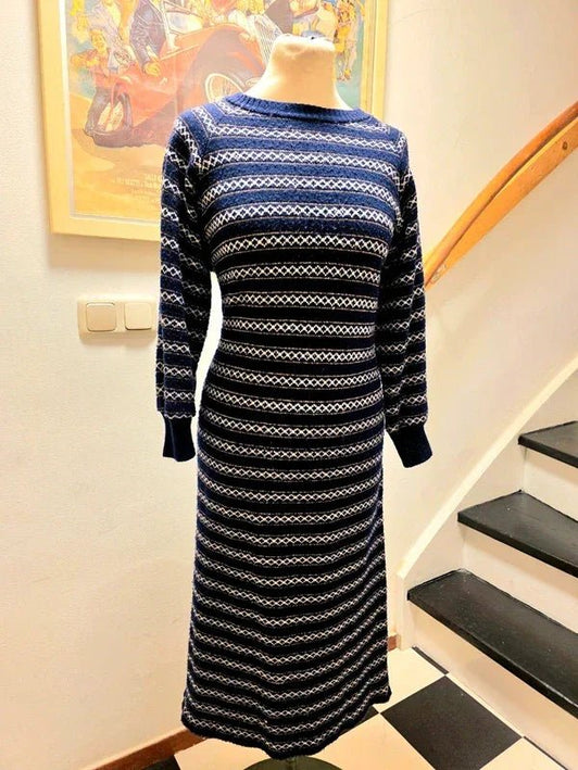 Vintage 70's / 80's Glitter Oversize Knit Dress - Yatva