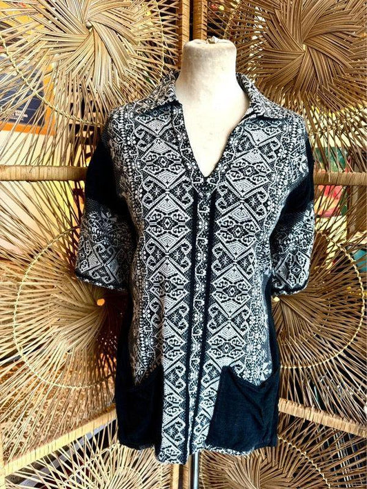 Vintage 70´s / 80´s Hippy Ethnic Top - Yatva