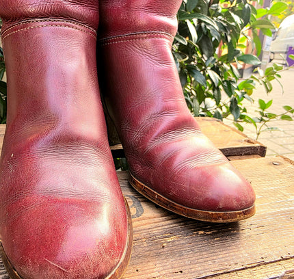 Vintage 70´s / 80´s Leather Boots - Yatva