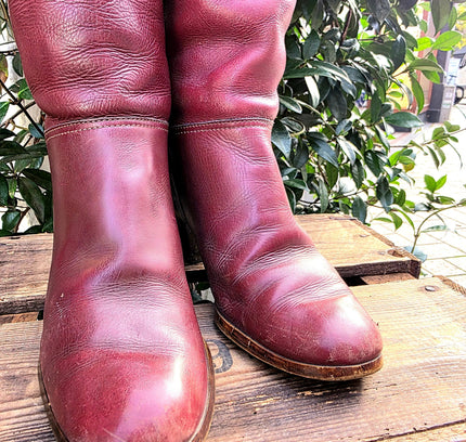 Vintage 70´s / 80´s Leather Boots - Yatva