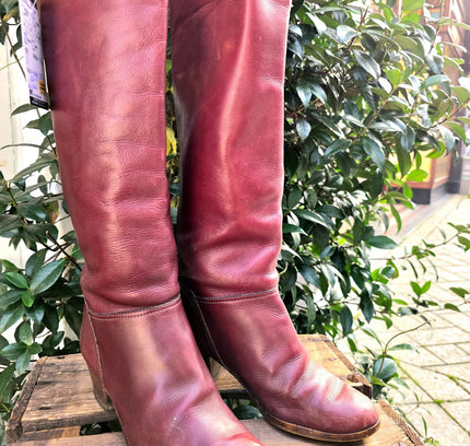Vintage 70´s / 80´s Leather Boots - Yatva