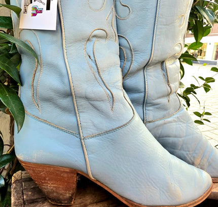 Vintage 70's / 80's Leather Boots - Yatva