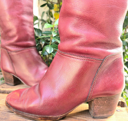 Vintage 70´s / 80´s Leather Boots - Yatva