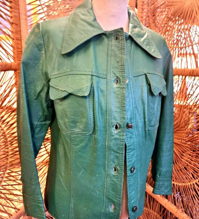 Vintage 70's / 80's Leather Jacket - Yatva