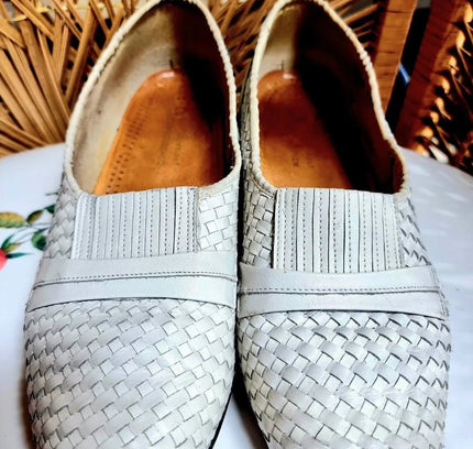 Vintage 70s / 80s Leather Slip on Shoes - Yatva