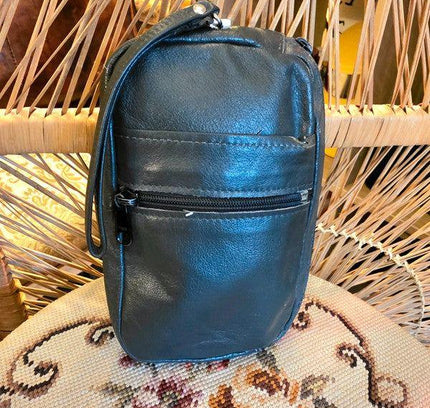 Vintage 70s / 80s Leather Wrist Bag - Yatva