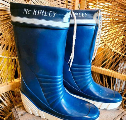 Vintage 70's /80's McKinley Rubber Sailing Wellington Boots - Yatva