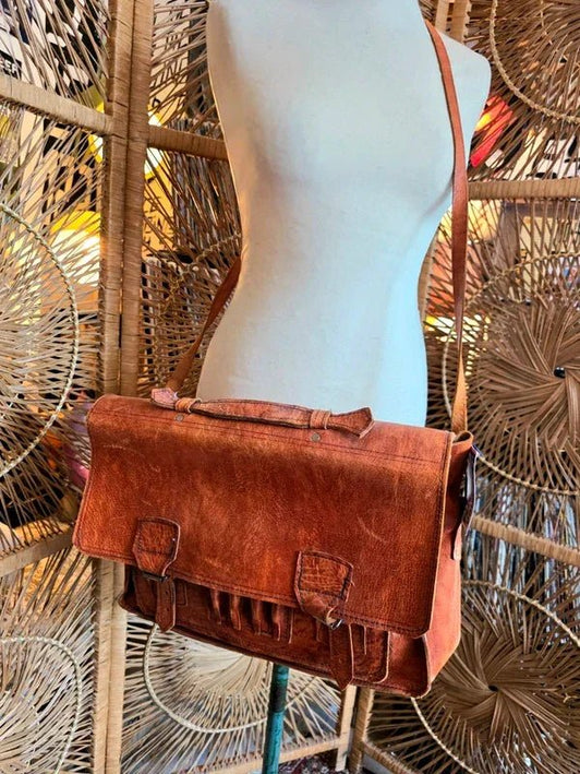 Vintage 70's / 80's Messenger Bag - Yatva