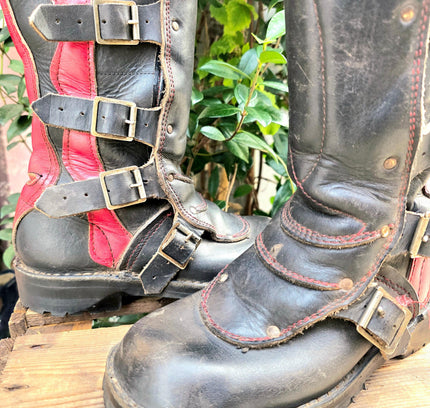 Vintage 70's / 80's Palouis Motorcycle Boots - Yatva