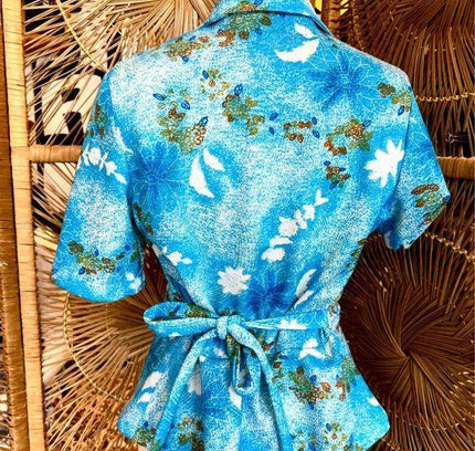 Vintage 70´s / 80´s Peplum Blouse / Top - Yatva