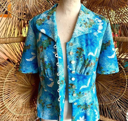 Vintage 70´s / 80´s Peplum Blouse / Top - Yatva