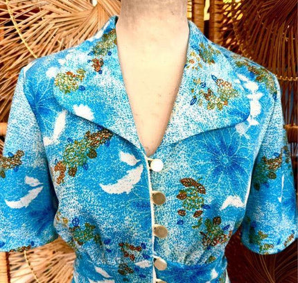 Vintage 70´s / 80´s Peplum Blouse / Top - Yatva