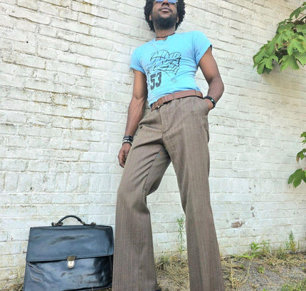 Vintage 70's / 80's Prince Of Wales Trouser Suit - Yatva